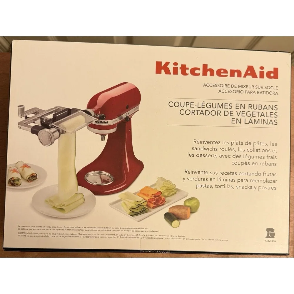 KitchenAid Vegetable Sheet Cutter  Stand Mixed Attachment‎ New
